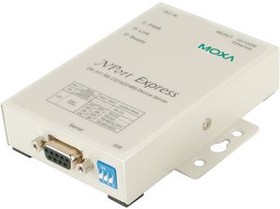 Фото 1/2 DE-311, Serial Device Server, 100 Mbps, Serial Ports - 1, RS232 / RS422 / RS485