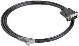 Фото 1/2 CBL-RJ45M9-150, Connecting cable RJ45/DB9M 1.5 m