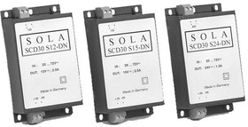 SCD30S15-DN, Isolated DC/DC Converters - DIN Rail Mount DC-DC 15V @ 2.0A OUT