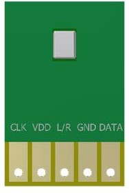 Фото 1/2 DMM-3526-B-EB-R, Audio IC Development Tools MEMS MIC EVAL BD -26DB 1.8VDC