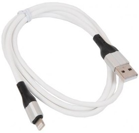 (6931474761767) кабель USB HOCO X72 Creator silicone для Lightning, 2.4А, длина 1.0м, белый