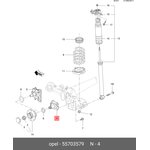 55703579, КУЛАК ПОВОРОТНЫЙ