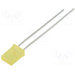 LL-254YD1E-2Y, LED; rectangular; 5x2mm; yellow; 16?25mcd; 146°; Front: flat; 20mA