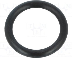 O-17X3-70-NBR, Прокладка O-ring, NBR, Thk: 3мм, dвнутр 17мм, черный, -30-100°C