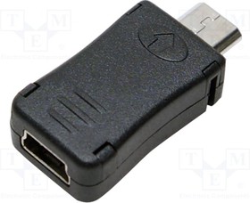 AU0010, Кабель USB 2.0 вилка micro USB B,гнездо mini USB 5pin