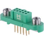 G125-FV11005F2P, PCB Receptacle, Black / Green, Wire-to-Board, 1.25 мм ...