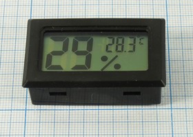 Термометр-гигрометр, -50~+70C, встраиваемый