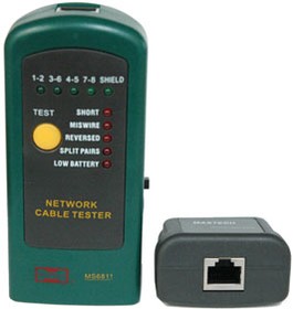 Тестер кабелей DTP/STP, MS6811, S-Line