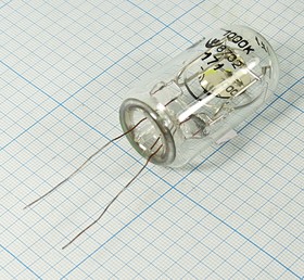 Резонатор кварцевый 1МГц в стеклянном корпусе с большим кристаллом типа Ц; 1000 \ЦБ\\\\\1Г 30x50