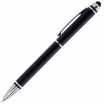 Ручка-стилус SONNEN для смартфонов/планшетов, СИНЯЯ, корпус черный ...