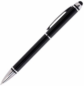 Фото 1/10 Ручка-стилус SONNEN для смартфонов/планшетов, СИНЯЯ, корпус черный, серебристые детали, линия письма 1 мм, 141589