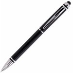Ручка-стилус SONNEN для смартфонов/планшетов, СИНЯЯ, корпус черный ...