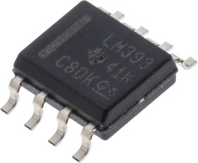 Фото 1/4 LM393D , Dual Comparator, Open Collector O/P, 1.3μs 3 → 28 V 8-Pin SOIC