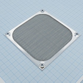 Фото 1/4 K-MF12E-4HA, Решетка для вентилятора с фильтром, металл, 120х120мм