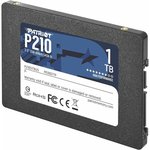 Накопитель SSD Patriot P210 1TB, SATA 2.5", P210S1TB25, 520/430, RET