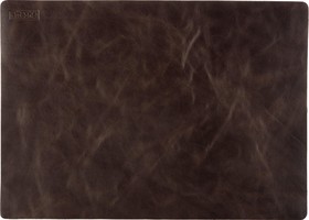 Фото 1/6 Коврик на стол Attache Selection 30х42см натуральная кожа Элегант коричневы
