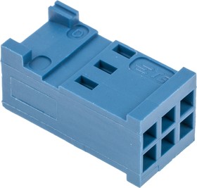ᕱ⑅ᕱ 281839-3, Connector Housing, AMPMODU HE 13/HE 14, Socket, 6