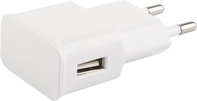 Блок питания (сетевой адаптер) для Samsung 1 USB выход 1А, белый