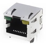 2-406549-4, Jack Modular Connector 8p8c (RJ45, Ethernet) 90° Angle (Right) ...