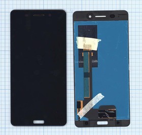 Дисплей (экран) в сборе с тачскрином для Nokia 6 черный