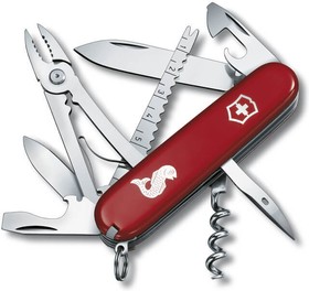 Фото 1/7 1.3653.72, Нож Victorinox Angler, 91 мм, 19 функций, красный