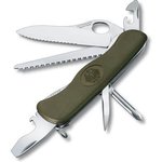 Складной нож Victorinox Military, функций: 10, 111мм, зеленый / черный ...