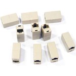 VCOM VTE7713-1/10 Модуль RJ-45 - RJ-45 проходной, кат. 5e (10 шт ...