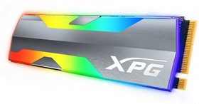 Фото 1/5 SSD M.2 ADATA 500Gb XPG SPECTRIX S20G  ASPECTRIXS20G-500G-C  (PCI-E 3.0 x4, up to 2500/1800Mbs, 3D NAND, 300TBW, NVMe 1.3, 22x80mm, радиатор