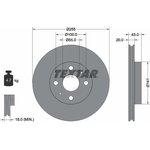 92115603, Диск тормозной TOYOTA MR 2 99-07, YARIS 99-05, YARIS VERSO 99-05,