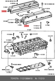 1121388410, Прокладка клапанной крышки TOYOTA MARK 2 (X10) (1996-2000)