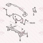 TEB1008, Стойка стабилизатора Ford Focus 98- TATSUMI