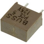 BK/PCE-5-R, FUSE, PCB, 5A, 250V, FAST ACTING