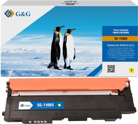 Картридж лазерный G&G GG-Y406S желтый (1000стр.) для Samsung CLP-360/365/CLX-3300/3305
