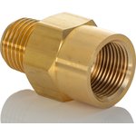 36050404, ENOTS Series Straight Threaded Adaptor, G 1/8 Male to Push In 6 mm ...