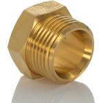 36050404, ENOTS Series Straight Threaded Adaptor, G 1/8 Male to Push In 6 mm ...