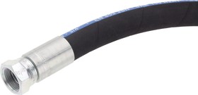 Фото 1/2 1154mm Synthetic Rubber Hydraulic Hose Assembly, 215bar Max Pressure