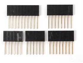83-15411, 1 X 10 Position Female Socket with 10.5mm Pins and 2.54MM Pitch