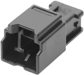 213719-2021, Headers & Wire Housings 2mm Pitch Micro-Lock Plus Plug Crimp Housing Single Row 2 Ckts Blk