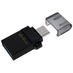 Флеш-память Kingston microDuo 3.0 G2, 64Gb, USB 3.2 G1, mUSB, DTDUO3G2/64GB