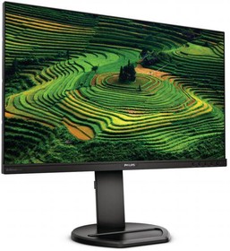 Фото 1/4 МОНИТОР 23.8" PHILIPS 241B8QJEB/00 Black с поворотом экрана (IPS, 1920x1080, 75Hz, 5 ms, 178°/178°, 250 cd/m, 50M:1,DVI)