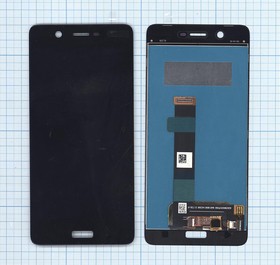 Дисплей (экран) в сборе с тачскрином для Nokia 5 черный