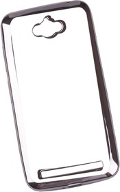 Фото 1/5 Силиконовый чехол LP для Asus Zenfone Max ZC550KL прозрачный с черной хром рамкой TPU