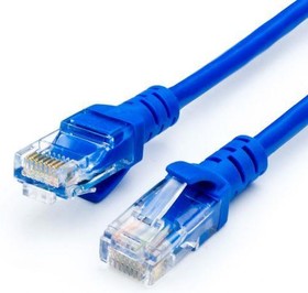 AT9166, Патч-корд UTP, 10 m, литой, RJ45, Cat.5e, Atcom синий