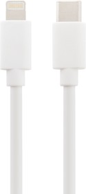 Фото 1/2 USB-C кабель "LP" Apple Lightning 8-pin белый