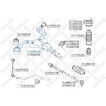 57-00928-SX, 57-00928-SX_рычаг передний левый!\ Hyundai Tucson all 04