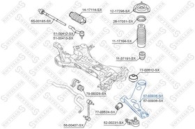 57-00935-SX, 57-00935-SX_рычаг левый !\Hyundai i40 CW (VF) 2011/07