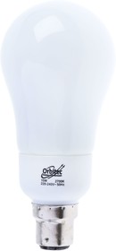 Фото 1/5 008838, B22 Oval Shape CFL Bulb, 15 W, 2700K, Warm White Colour Tone