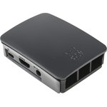 TZT 241 AAB-01, Official Raspberry Pi 3 Model B, Raspberry Pi Model 2B Case, 97 x 70 x 25 mm, Black, Grey