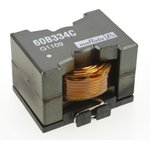 60B334C, Murata, 6000B, 2720 Unshielded Wire-wound SMD Inductor 330 μH ±15% ...