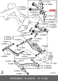 Опора шаровая верхняя MITSUBISHI 4110A073 – купить оптом и в розницу